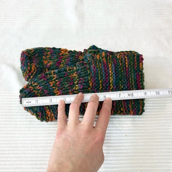 Multicolor Hand Knit Slippers - Picture 6 of 7